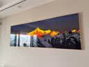 墨派客厅装饰画现代简约沙发背景墙壁画背有靠山超大尺寸横幅山水挂画 日照金山B款 150x50cm(适合1.8米沙发)晶瓷 实拍图