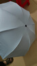 加固折叠雨伞手动结实耐用黑胶晴雨伞两用遮阳防晒学生雨伞 天蓝-黑胶防晒手动反向收伞8骨 实拍图