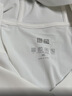 优衣库AIRism高弹力防紫外线拉链连帽开衫女装实测UPF100+483281 00 白色 3XL 实拍图