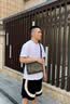 Navigare意大利小帆船男士斜挎包头层牛皮单肩包男挎包通勤男包送生日礼物 实拍图