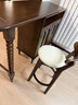 和谐都匠美式实木餐边柜伸缩吧台桌转角中古风隔断柜小户型沙发边咖啡吧台 吧台柜+伸缩餐桌组合/带LED灯/中古色 美式 实拍图