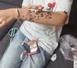 老庙蝶恋花纯银手镯女生新款繁花足银999镯子实用生日礼物女朋友老婆 晒单实拍图