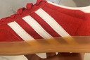 adidas「T头鞋」VL COURT复古休闲板鞋德训鞋男女阿迪达斯轻运动 汉玉白/黑色/树脂黄   42.5 实拍图