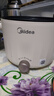 美的（Midea）电煮锅 泡面火锅宿舍小电锅 电蒸锅 多功能家用电热锅 2.6L蒸煮一体 小型2-3人用 配带蒸笼XZE2076 实拍图