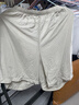 优衣库麻混纺舒适短裤女装26春夏新款485251 09 黑色 3XL 实拍图