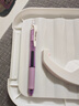 派通（Pentel ）BLN105按动黑色中性笔高颜值0.5mm签字笔商务学生速干水笔水性笔文具 彩杆黑芯5支装 实拍图
