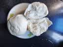 粮溪谷巷山东戗面大馒头白面馒头手工美食早餐正宗白面饽饽 白馒头12个净重约1500g 实拍图