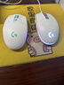 罗技（G）G304X 秒鲨-白色 无线鼠标 轻量化游戏鼠标 三角洲FPS无畏契约打瓦必备 实拍图