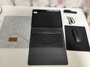 YLPPH适用华为平板键盘matepad11.5s/air12键盘保护套pro12.2/se11壳带笔糟se10.4蓝牙鼠标套装 黑色保护套+键盘+鼠标+钢化膜【7件套】 26/25/24款MateP 实拍图