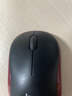 罗技（Logitech）M185鼠标 无线鼠标 办公鼠标 对称鼠标 黑色红边 带无线2.4G接收器 实拍图