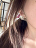 芯奢S999足银耳环女士2026新款养耳洞素圈耳圈耳钉纯银设计高级感耳饰 足银8MM【2只装】 【适合耳骨戴】假一赔十 实拍图