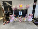 多美忆生日场景布置女孩生日气球儿童道具氛围装饰快乐桌飘装扮粉色套餐 实拍图