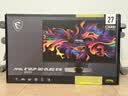 微星（MSI）流光E16 MAG 272UP QD-OLED E16 27英寸4K165Hz 三星面板QD-OLED电脑显示器HDR400游戏电竞显示屏 实拍图