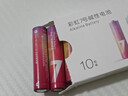 京东京造7号电池10节单色装彩虹碱性电池无汞环保 玩具/血压计/血糖仪/遥控器/挂钟/电子锁/体脂秤/鼠标 实拍图