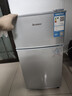 志高（CHIGO）小冰箱迷你小型家用冷藏冷冻两用宿舍出租房用双门办公室电冰箱节能省电 【一级能效】58L银色【全国联保丨节能省电】 实拍图