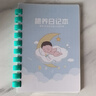 多利博士A5喂养记录本 男孩宝宝喂奶日记本婴儿母乳喂养本新生儿成长手册奶量记录笔记本 不硌手软线圈50张 实拍图