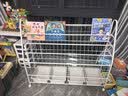 汤能优品移动书架绘本架铁艺置物架书本玩具架简易落地书柜卧室收纳架子 【120CM】4层书架+2层收纳+4盒# 实拍图