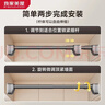 MYMOODHOUSE伸缩晾衣杆免打孔窗帘杆阳台浴帘杆挂衣杆收缩杆晾衣架110-200 实拍图