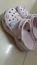 卡骆驰（CROCS）白鹿同款云朵洞洞鞋|206750 石英粉-6UR 39(250mm) 实拍图