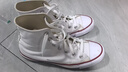 匡威（Converse）All Star夏季经典帆布男女高帮休闲运动小白鞋101009 101009/白色 39 实拍图