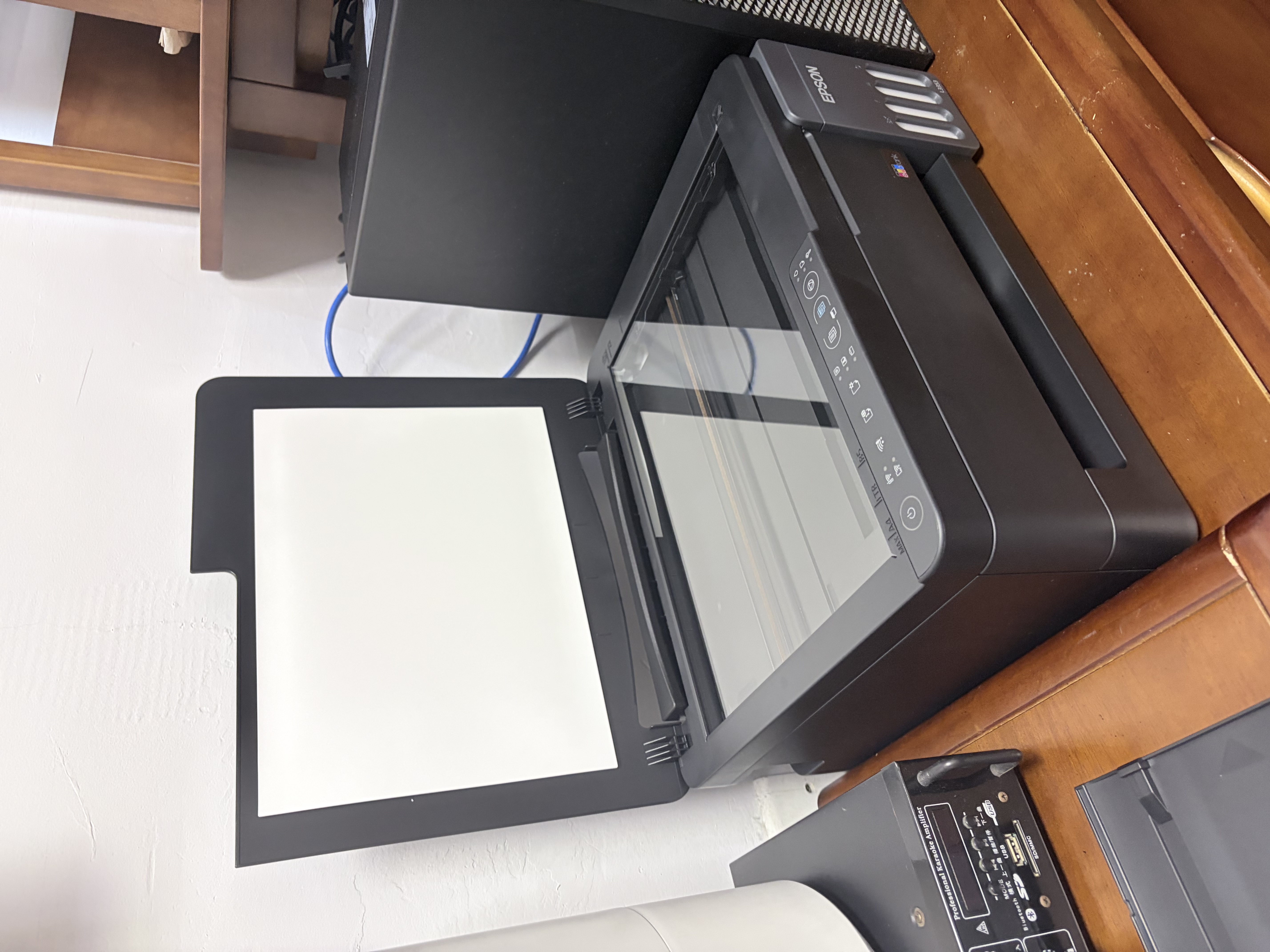 爱普生（EPSON） L3353 L3355 L4356 L4358 L3359喷墨家用办公小型打印机复印扫描墨仓式彩色无线远程多功能一体机 【新品】L3353黑(速度快，防堵头，防卡纸) 标配（自带 实拍图