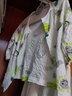 优奇宝宝夏季套装婴儿夏装空调服长袖衣服薄款分体两件套睡衣家居内衣 【薄，后背网眼】旺旺绿 80 实拍图