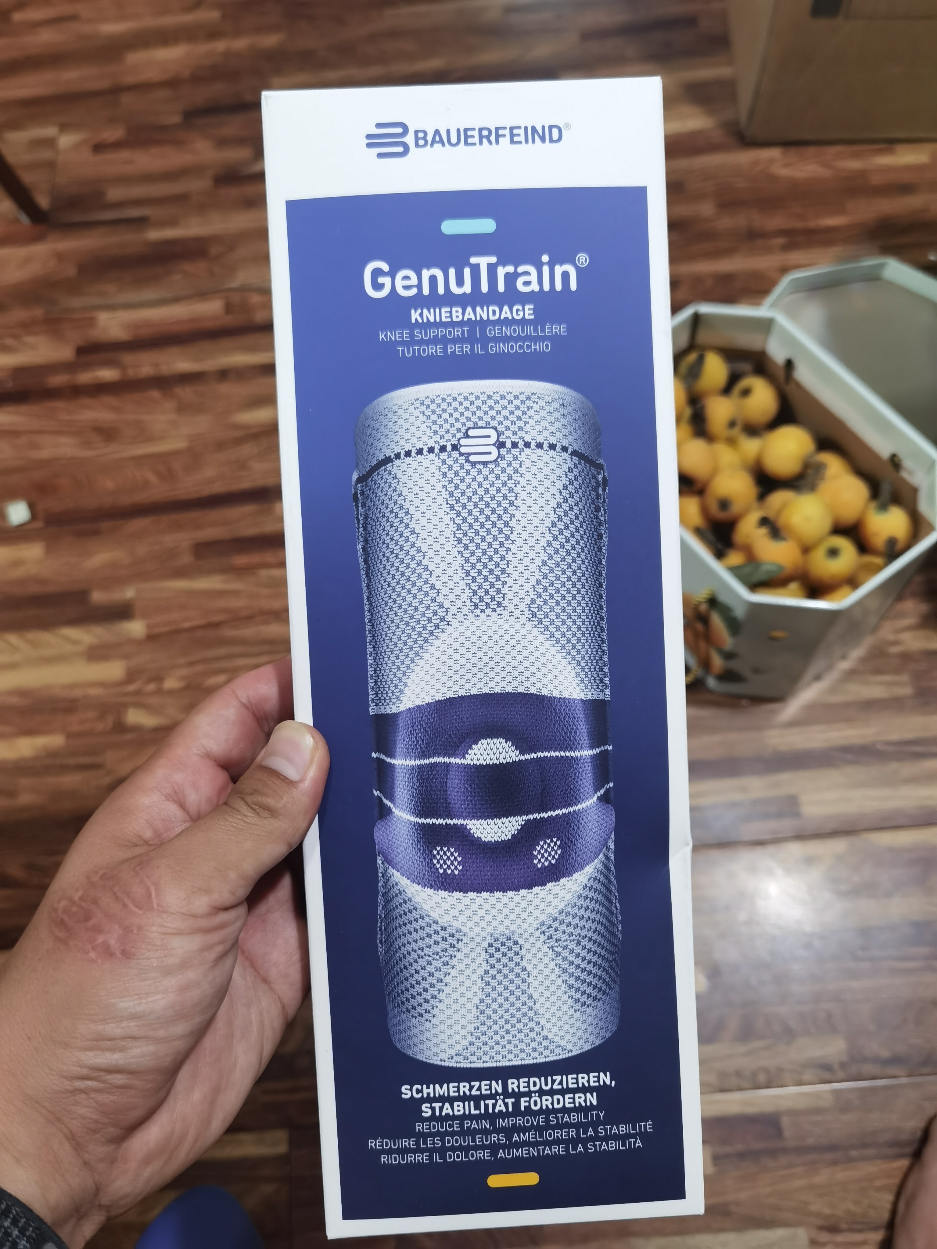 保而防（BAUERFEIND）运动护膝篮球跑步羽毛球护膝盖半月板韧带损伤防护关节运动护具 新款银钛黑常规款 6 实拍图