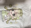 巴布豆（BOBDOG）童装女童套装2026新款儿童多巴胺纯棉短袖女宝夏装防蚊裤白+绿110 实拍图