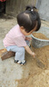 巴厘小猪女童短袖连衣裙夏季薄款小女孩公主裙儿童国风衣服夏 绿底小鸭 80 cm 实拍图