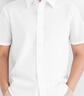 杉杉儿童短袖衬衫男童女童白衬衣中大童表演出服学生校服班服 白色120 实拍图