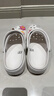 卡骆驰（CROCS）白鹿同款经典云朵洞洞鞋时尚百搭女鞋花园鞋|206750 白色-100(含智必星) 39 (250mm) 实拍图
