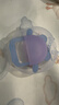 babycare婴儿牙胶手套式咬咬乐宝宝安抚牙胶硅胶玩具防吃手4月+ 恩特蓝 实拍图