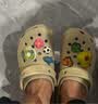 卡骆驰（CROCS）白鹿同款经典云朵洞洞鞋时尚百搭女鞋花园鞋沙滩鞋|206750 骨白色-2Y2(含智必星) 36 /37(230mm) 实拍图