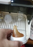 乐起偏心奶嘴仿真母乳质感新生婴儿鸭嘴吸嘴超软防胀气适配贝亲宽口径 仿母乳偏心奶嘴  S号1孔（适合1-3月）1只装 实拍图