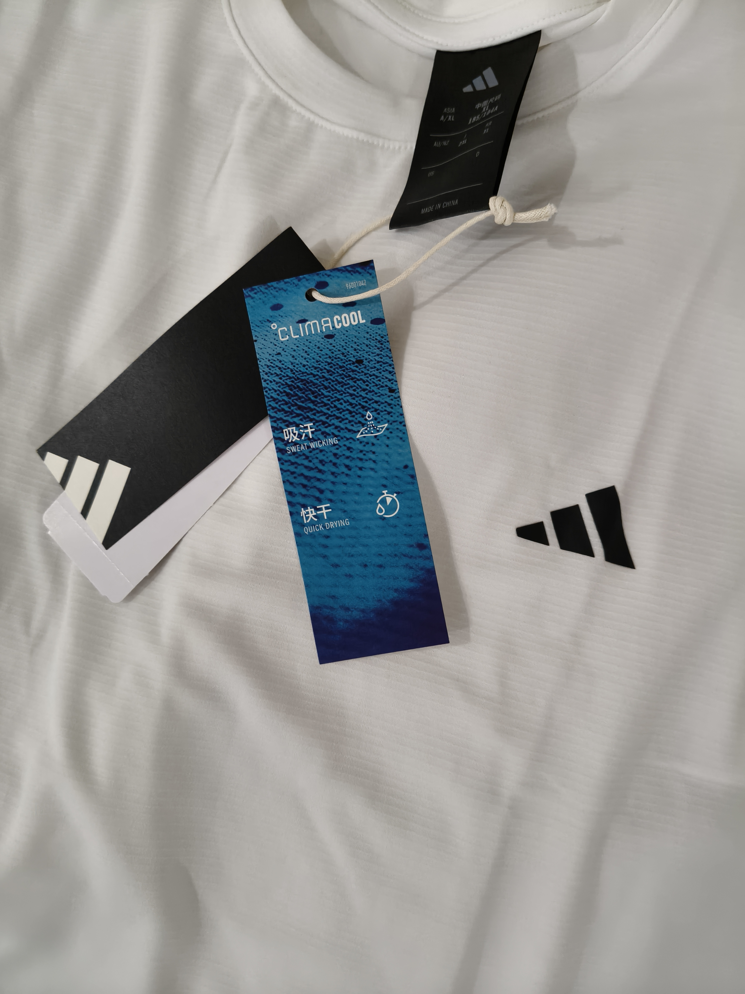 阿迪达斯（adidas）男女装 休闲舒适跑步训练透气运动背心 KE5907  XL  实拍图