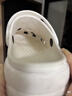 CROCS卡骆驰洞洞鞋贝雅洞洞鞋轻便运动鞋耐磨一脚蹬拖鞋休闲鞋|10126 白-100 41 /42(260mm) 实拍图