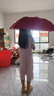 【已售100万】手动UV折叠黑胶防晒防紫外线遮阳晴雨两用伞 【爆款雨伞】7骨内层银胶纯色随机 实拍图