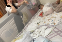 M-CASTLE床围栏婴儿童床上挡板宝宝床边防摔床护栏三面拼接防夹防掉床围挡 银河灰 单面装 2.0米 实拍图