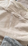 锦度（jindu）平角内裤女士纯棉裆高腰收腹安全女式四角短裤 豆沙+黑+灰+杏 XL 实拍图