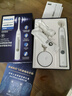 飞利浦（PHILIPS）声波电动牙刷钻石3系Pro 5倍洁齿 智能屏爆灯反馈 灯环过压提醒生日礼物送男士/女友  HX5272/03白 实拍图