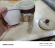 瓷牌茗茶具（cipaiming teaset）旅行茶具套装户外便携式陶瓷快客杯一壶四杯办公室功夫茶壶泡茶 白古茗1壶4杯+罐盘+棕皮包+巾夹 实拍图