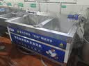 乐亿创超声波洗碗机商用食堂工厂学校用台式刷碗机商用厨房设备全自动小型大型饭店餐饮酒店专用清洗机 1.5米双池智能定时防干烧靠背款 实拍图