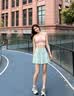 VICTORIATOURIST运动套装瑜伽服女健身服普拉提网球训练套装运动内衣百褶裙M 实拍图