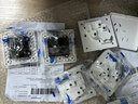 正泰（CHNT）开关插座 家用86型五孔墙壁面板暗装电源插座 电工推荐7M 优雅白 斜五孔10A 实拍图