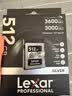 雷克沙（Lexar）cfb卡CFexpressType B存储卡 8K高清相机内存卡 兼容部分XQD相机 512G 4.0 读3600M 写3000M CFexpress Type B 实拍图