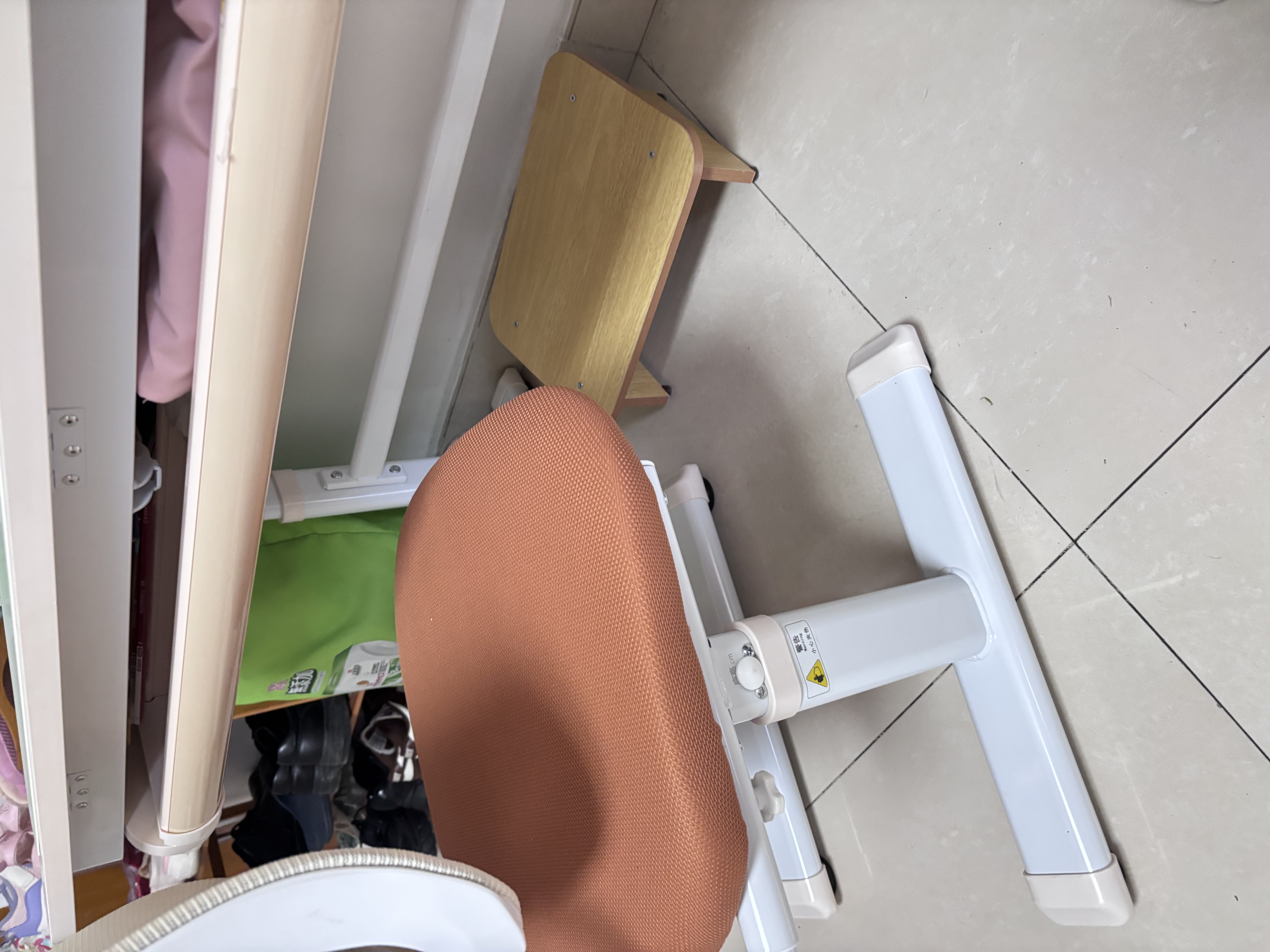 小匠材垫脚凳脚踏凳办公垫脚神器脚踏电竞桌下脚踏板脚凳原木色小号 实拍图