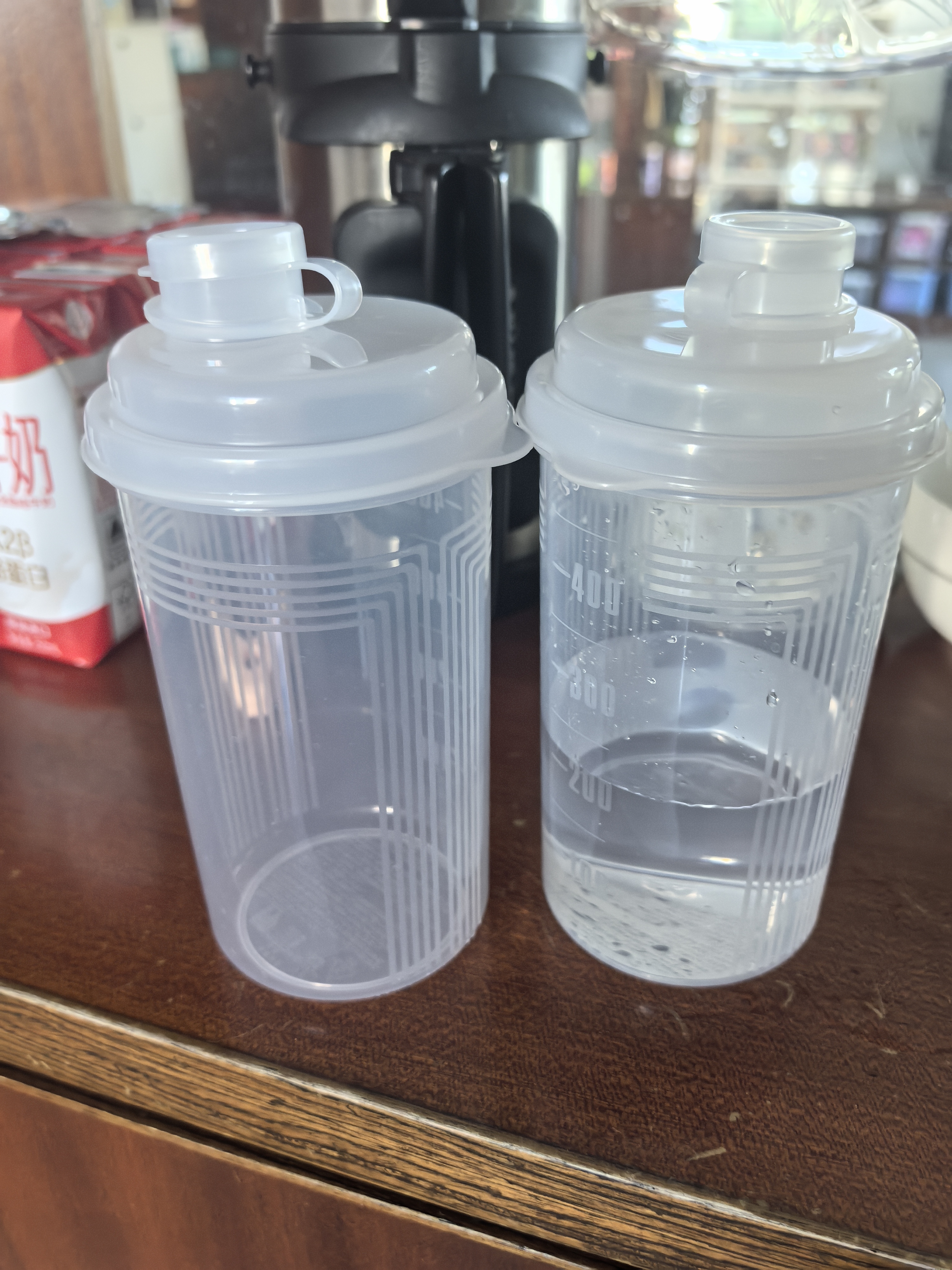 家の物语（KATEI STORY）日本进口冷水壶夏季冰箱冷藏饮料果汁杯户外便携冷淬杯凉水摇摇杯 540ML（二个） 实拍图