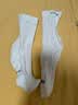 迪卡侬（DECATHLON）透气吸汗袜子运动袜高帮棉袜柔软舒适男女长袜 RS160-休闲白色-3双装 【43-46】(鞋码43/44/45/46) 实拍图