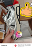 NEW BALANCE NB410官方夏季男鞋女鞋情侣越野户外鞋网面透气复古休闲运动鞋 浅灰色/银色 宽鞋楦2E MT410KR5 37 (脚长22.5cm) 实拍图