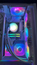 TCOMAS钛钽SJ-A080 360白色 一体式CPU水冷散热器 大冷头加厚冷排风扇ARGB光效 支持intel/AMD 实拍图